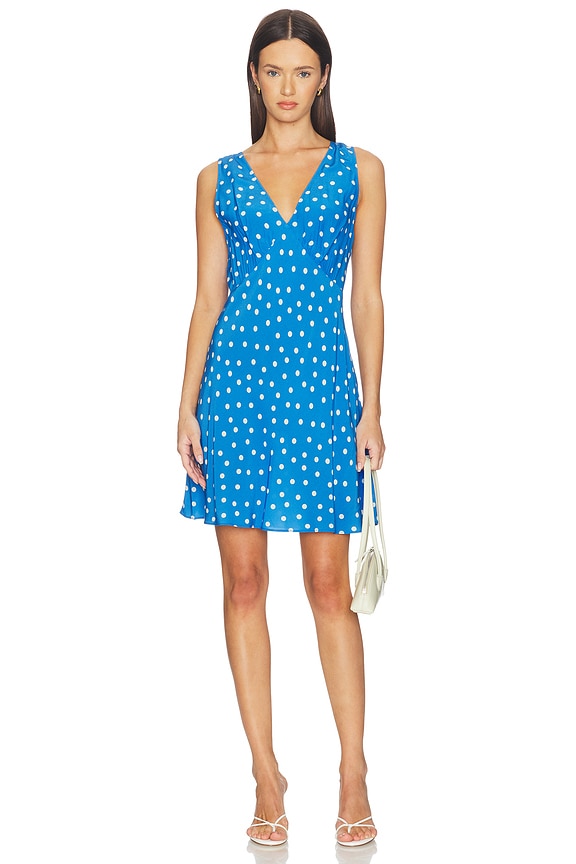 view 1 of 3 VESTIDO LEIGHTON in Bohemia Spot Small Blue