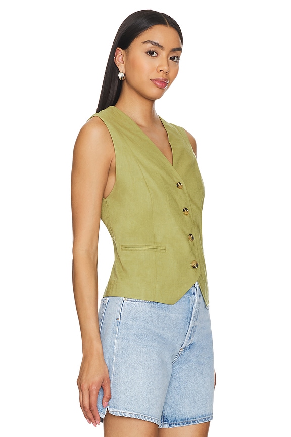 view 2 of 4 Norah Vest in Khaki