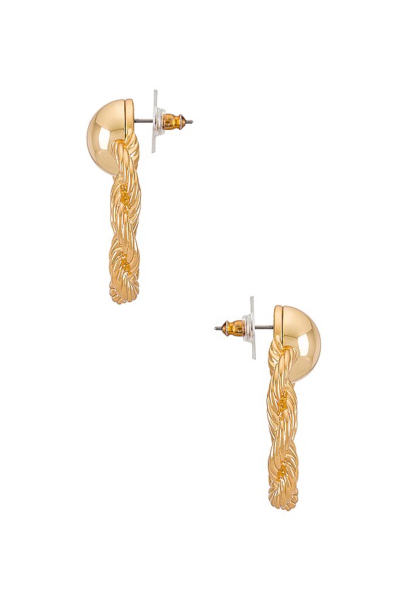 view 2 of 3 ROPE 귀걸이 in Gold