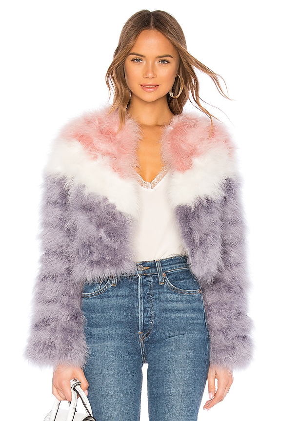 view 1 of 4 Pacha Feather Jacket in Multi