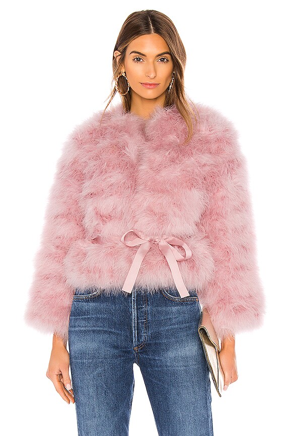 view 2 of 5 BLOUSON PLUME HARPER in Pale Mauve