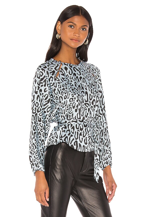 view 2 of 4 BLUSA ANGELINA in Sky Blue Multi