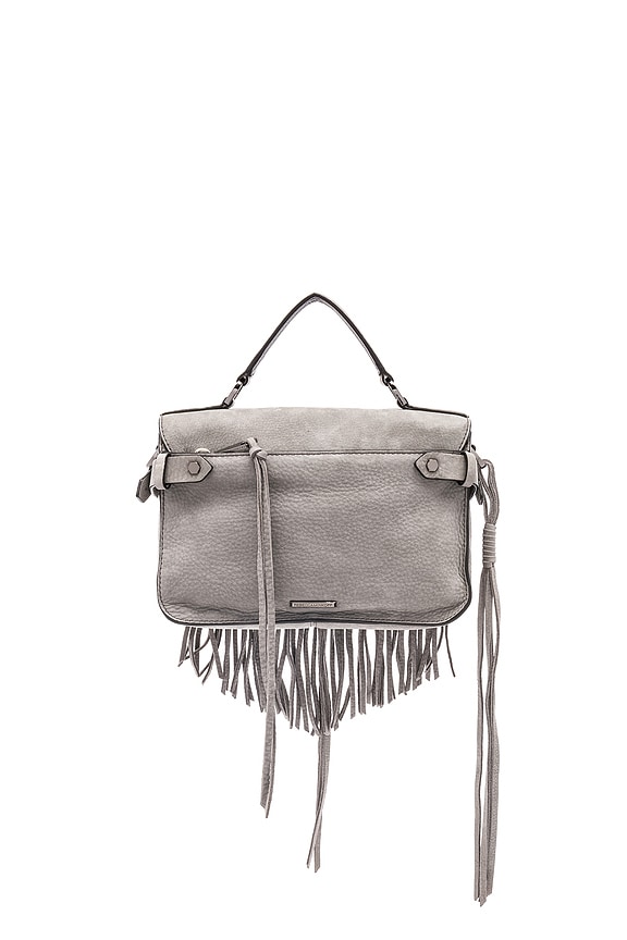 view 2 of 5 Darren Fringe Messenger Bag in Grey