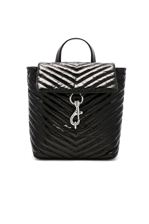 view 1 of 4 Edie Flap Backpack in Black