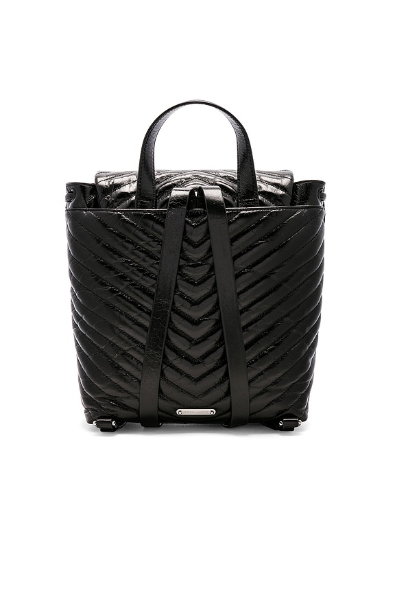 view 2 of 4 Edie Flap Backpack in Black
