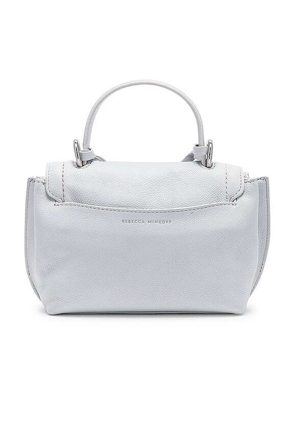 view 2 of 5 Stella Mini Flap Satchel in Optic White