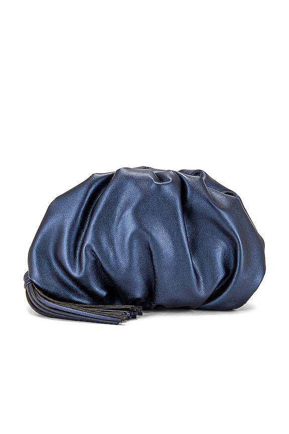 view 1 of 4 Ruched Clutch in Twilight