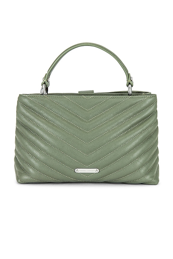 view 2 of 5 Edie Top Handle Satchel in Sea Mist