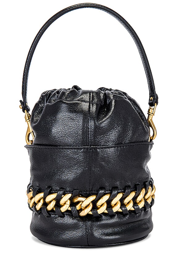 view 2 of 5 Chain Bucket Bag in Black