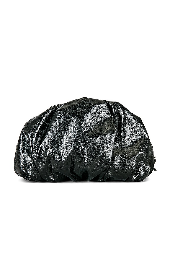 view 2 of 4 Ruched Clutch in Black