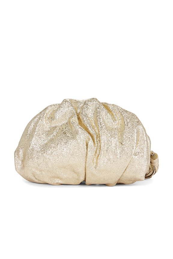 view 2 of 4 Ruched Clutch in Champagne