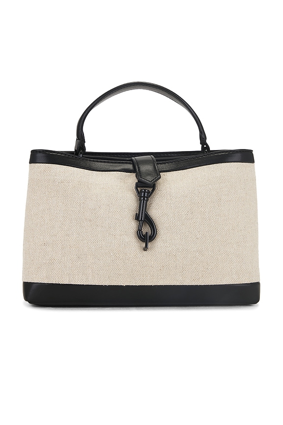 view 2 of 5 Megan Surplus Top Handle Bag in Natural & Black