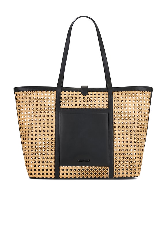 view 2 of 4 Megan Large Tote in Natural & Black