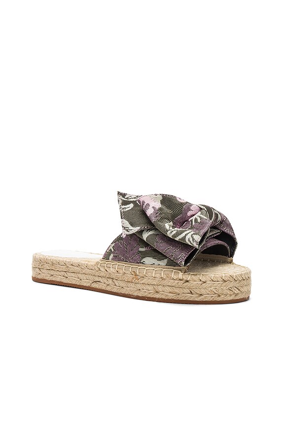 view 2 of 5 NU-PIED GIANA in Pink & Green Jacquard