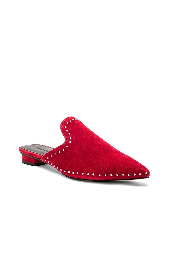 view 2 of 5 PASADOR CHAMILLE in Scarlet Kid Suede