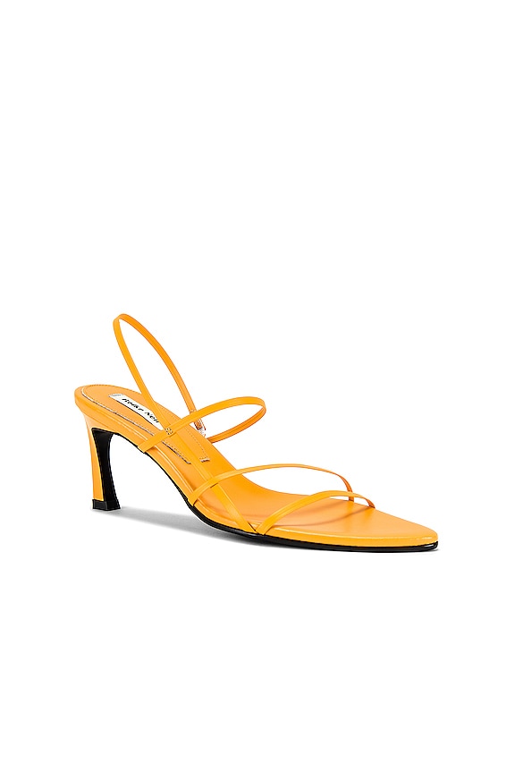 view 2 of 5 3 Strappy Pointed Sandals in Mandarine
