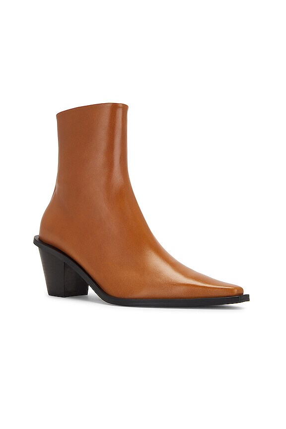 view 2 of 5 CUBAN ANKLE ブーティー in Brown