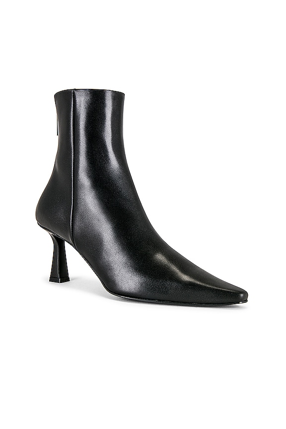view 2 of 5 Pointed Ankle Boots in Black