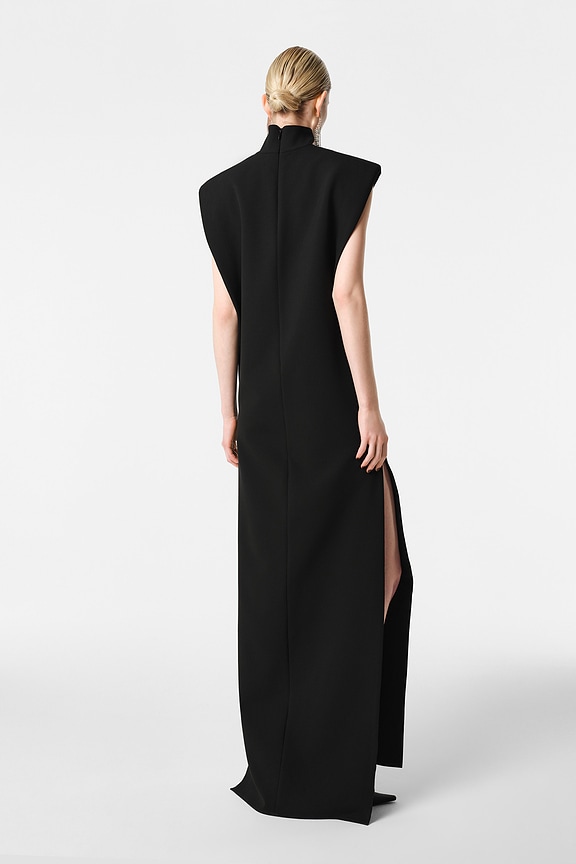 view 2 of 6 VESTIDO LARGO RAVENA in Black With Black