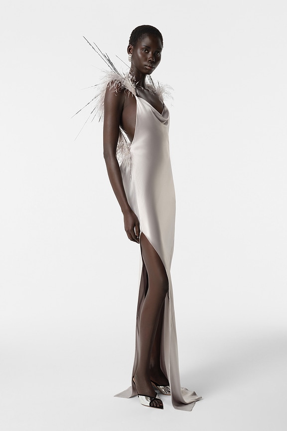 view 1 of 6 Zora Dress in Silver