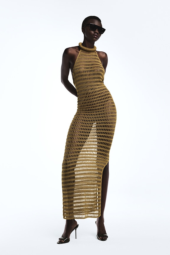 view 1 of 7 ROBE DE SOIRÉE BRUNI in Bronze