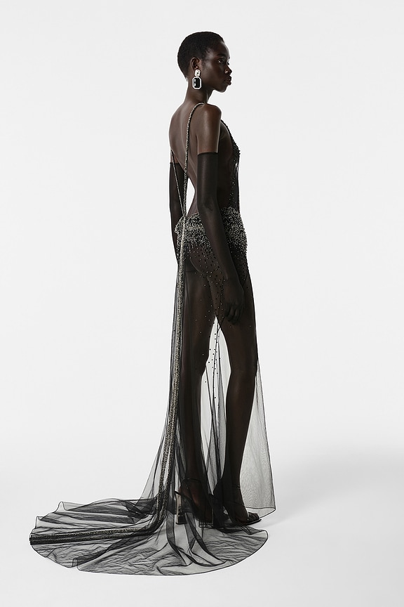 view 2 of 6 VESTIDO LARGO ZAYNA in Black