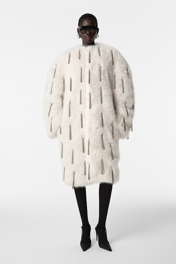 view 1 of 5 REVOLVE LOS ANGELS Suki Faux Fur Coat in White