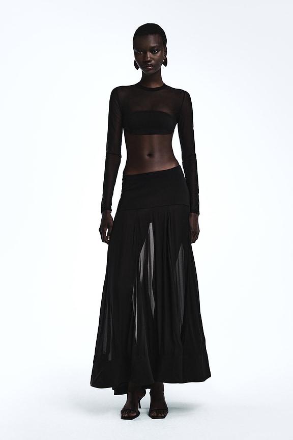 view 2 of 7 Etienor Crop Top in Black