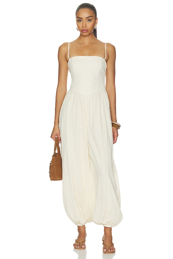 view 2 of 4 Corset Jumpsuit in Cream