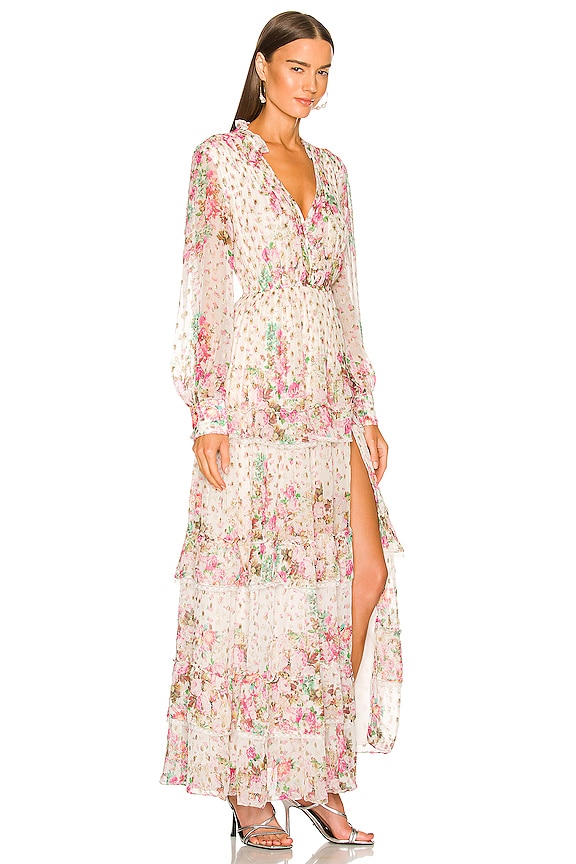 view 2 of 4 ROBE VIE in Off White & Pink