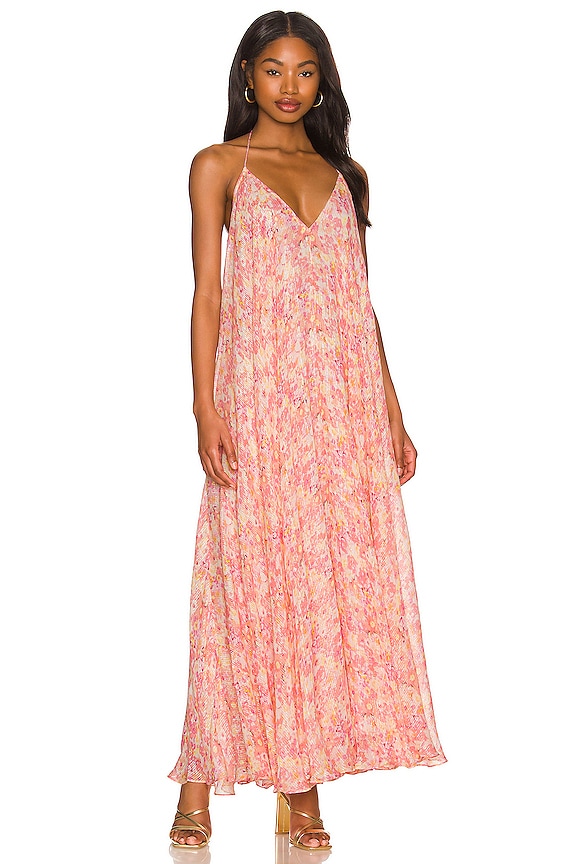 view 2 of 5 ПЛАТЬЕ LONG in Peach & Butter Yellow