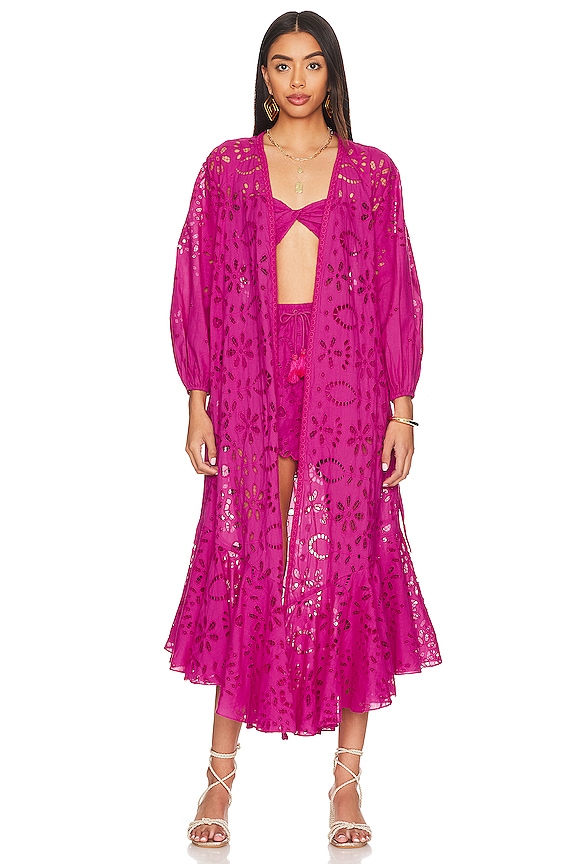 view 2 of 4 Moss Robe in Pink