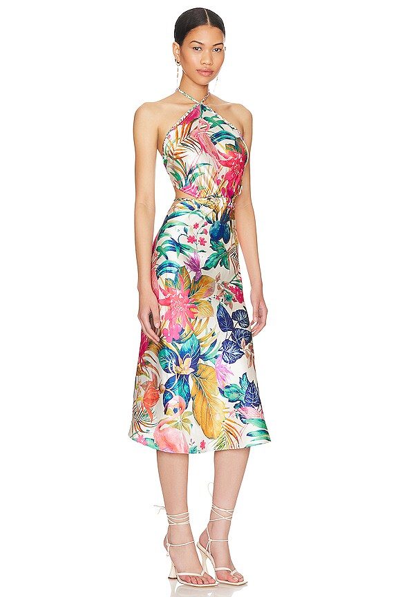 view 2 of 3 Zazu Midi Dress in Motley Tropical