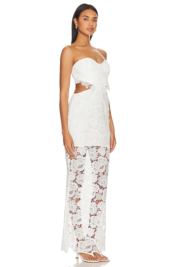 view 2 of 3 MAXIVESTIDO in White