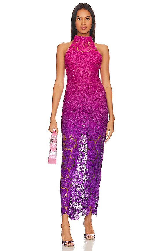 view 2 of 5 롱 드레스 in Pink & Purple