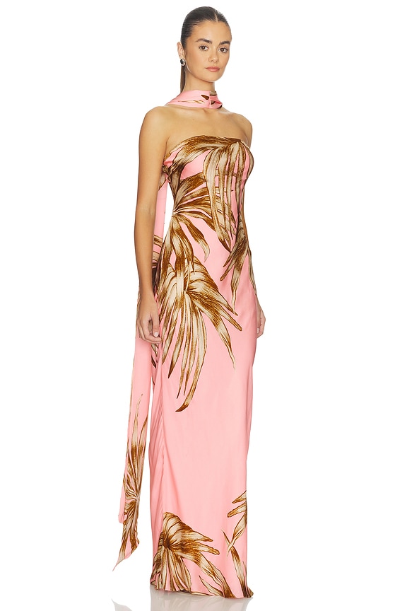 view 1 of 4 Strapless Maxi Dress in Pink