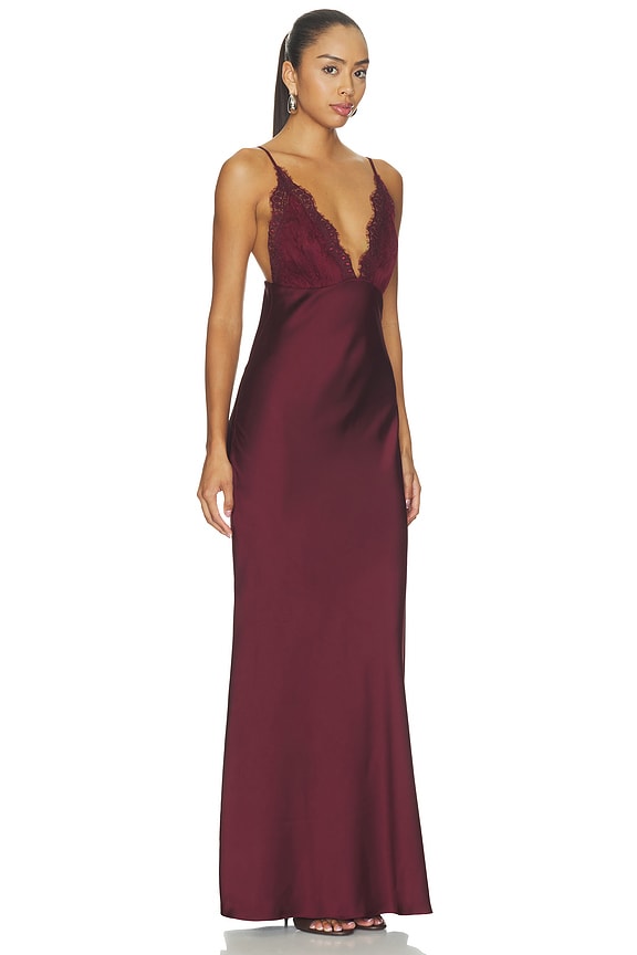Lace Detail Maxi Dress