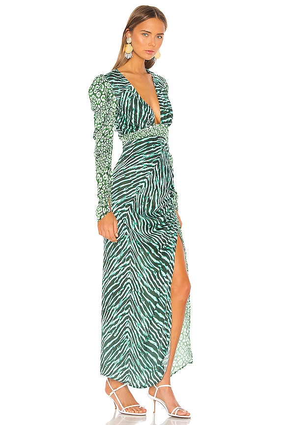 view 2 of 3 VESTIDO LARGO IRENE in Green