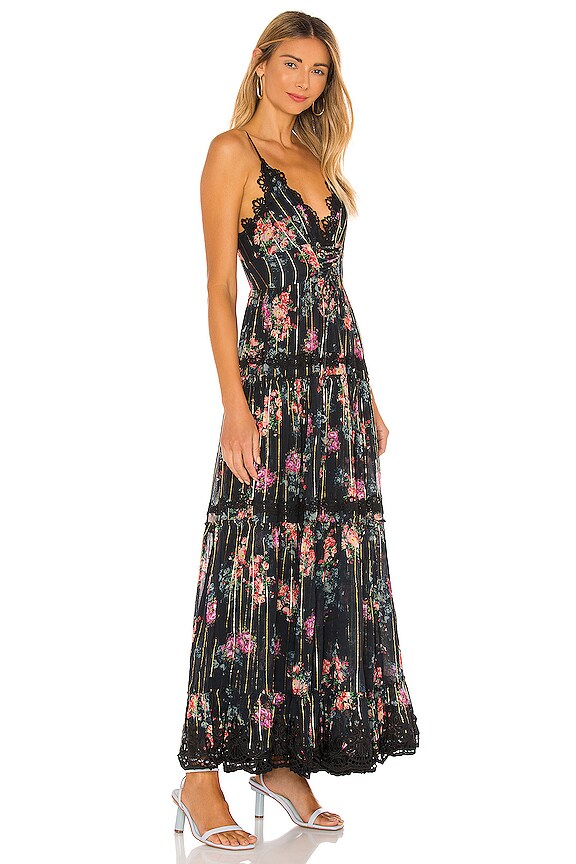 view 2 of 5 ROBE MAXI ROHA in Black