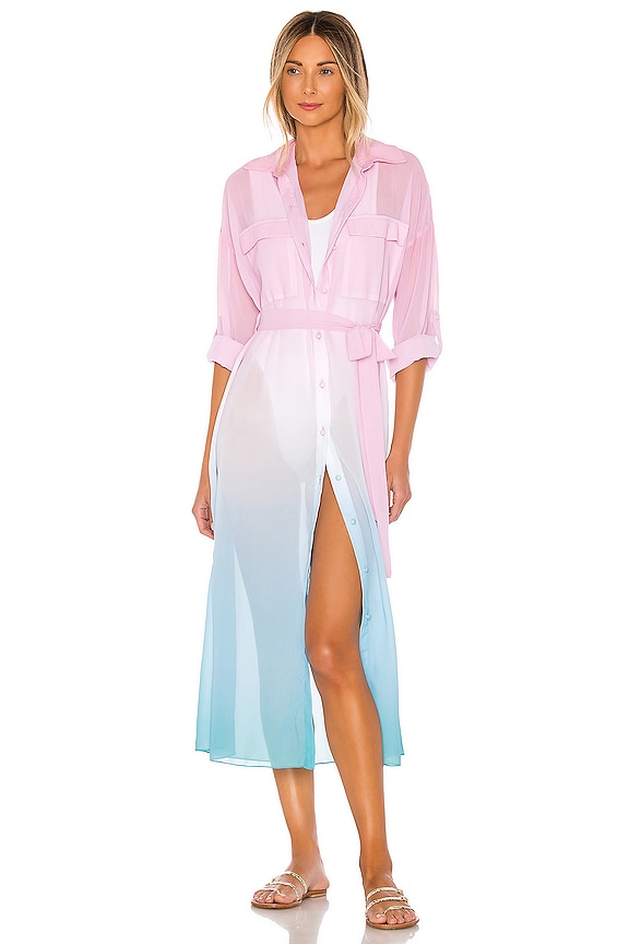 view 2 of 4 x REVOLVE Ciel Shirt Dress in Pink