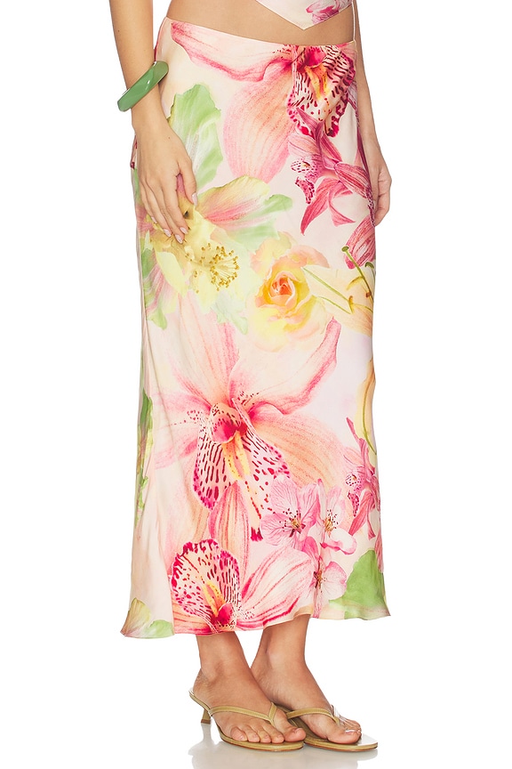 view 2 of 6 JUPE MIDI MIDI SKIRT in Pink