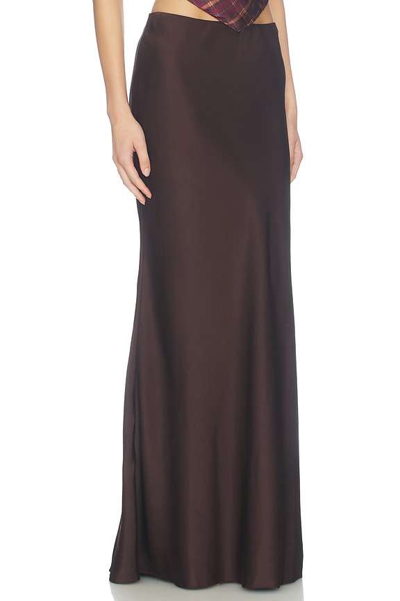 view 2 of 6 Maxi Skirt in Brown