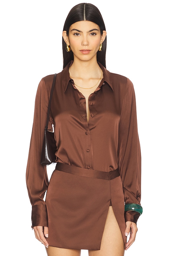 view 1 of 4 x REVOLVE Shirt in Brown