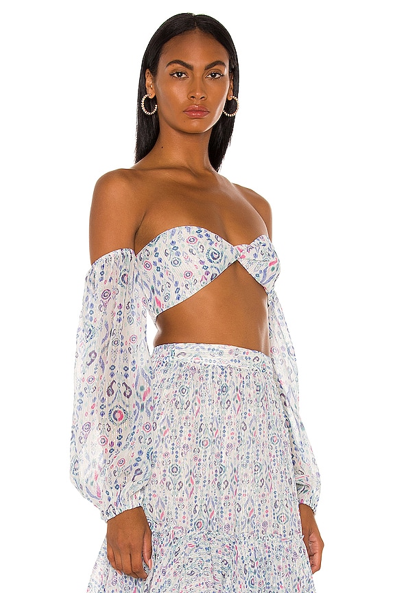 view 2 of 5 Lada Crop Top in Blue