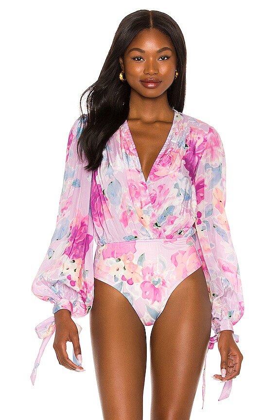 view 2 of 5 X REVOLVE Alora Bodysuit in Purple Multi