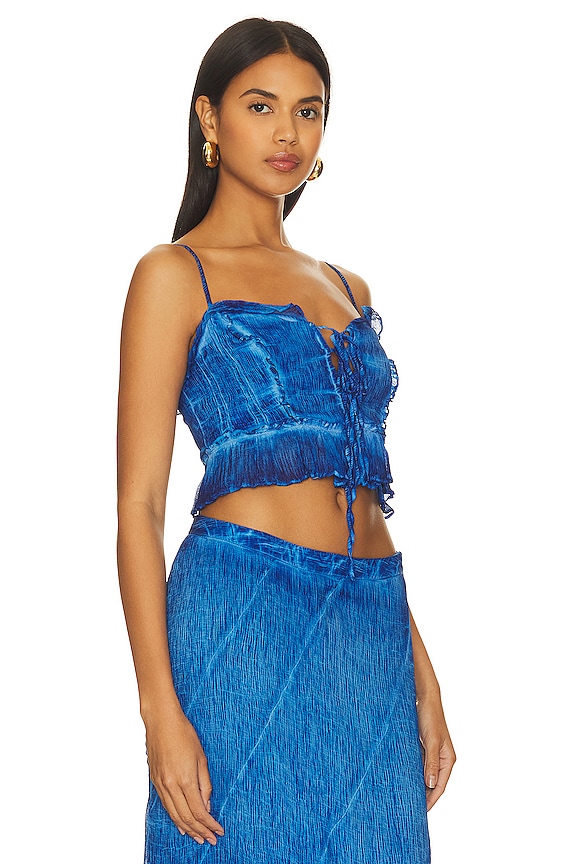 view 2 of 4 TOP CORSÉ in Cobalt