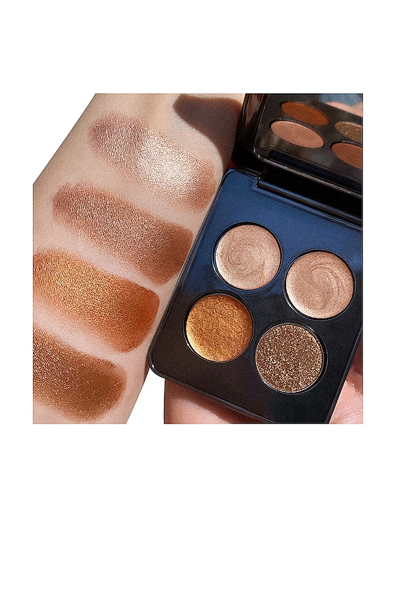 view 2 of 3 PALETTE D'OMBRES À PAUPIÈRES GOLD LUST 4 in Bon Bon, Safari, Boujee, & Viola
