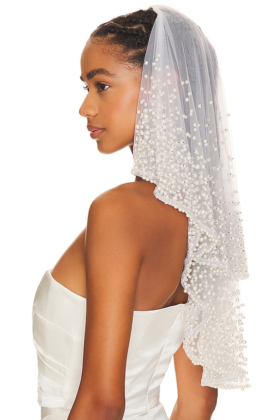 view 2 of 6 BRIDGETTE 베일 in White