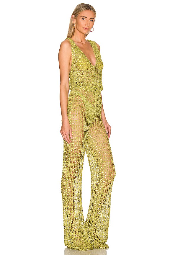 view 2 of 4 Nirvana Jumpsuit in Pistachio
