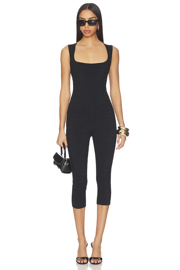 view 2 of 5 COMBINAISON LEANA in Metallic Black